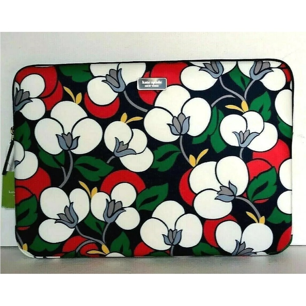 New Kate Spade Dawn Breezy Floral Laptop case to 16" Blazer Blue multi